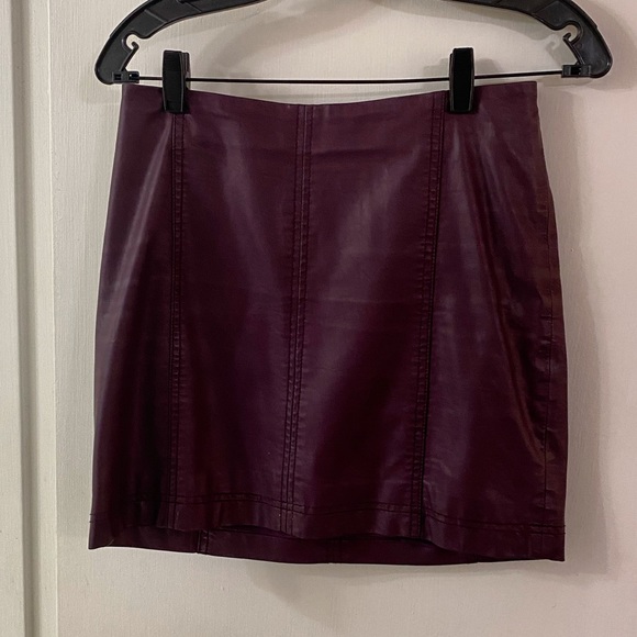 Free People Dresses & Skirts - Free People Maroon Skirt